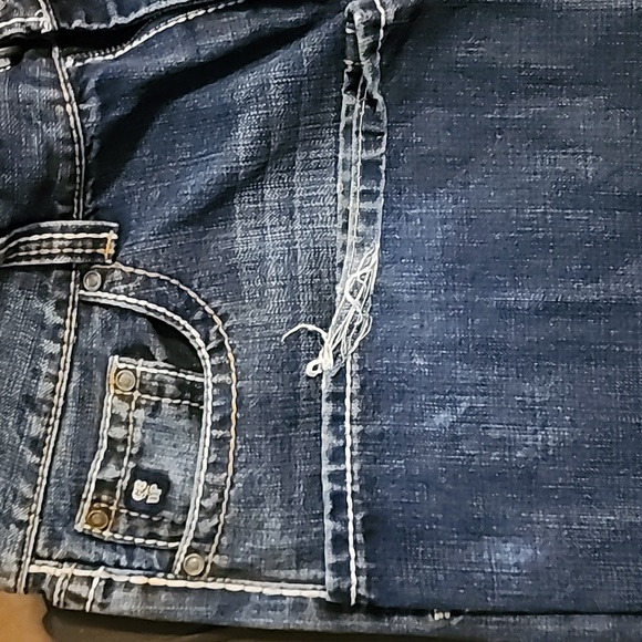 Cowboy Up Men's Western Boot Cut Jeans. 40x32 - Picture 6 of 6